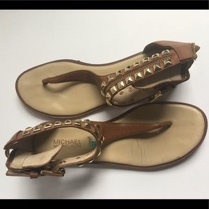 Michael kors studded sandals 8